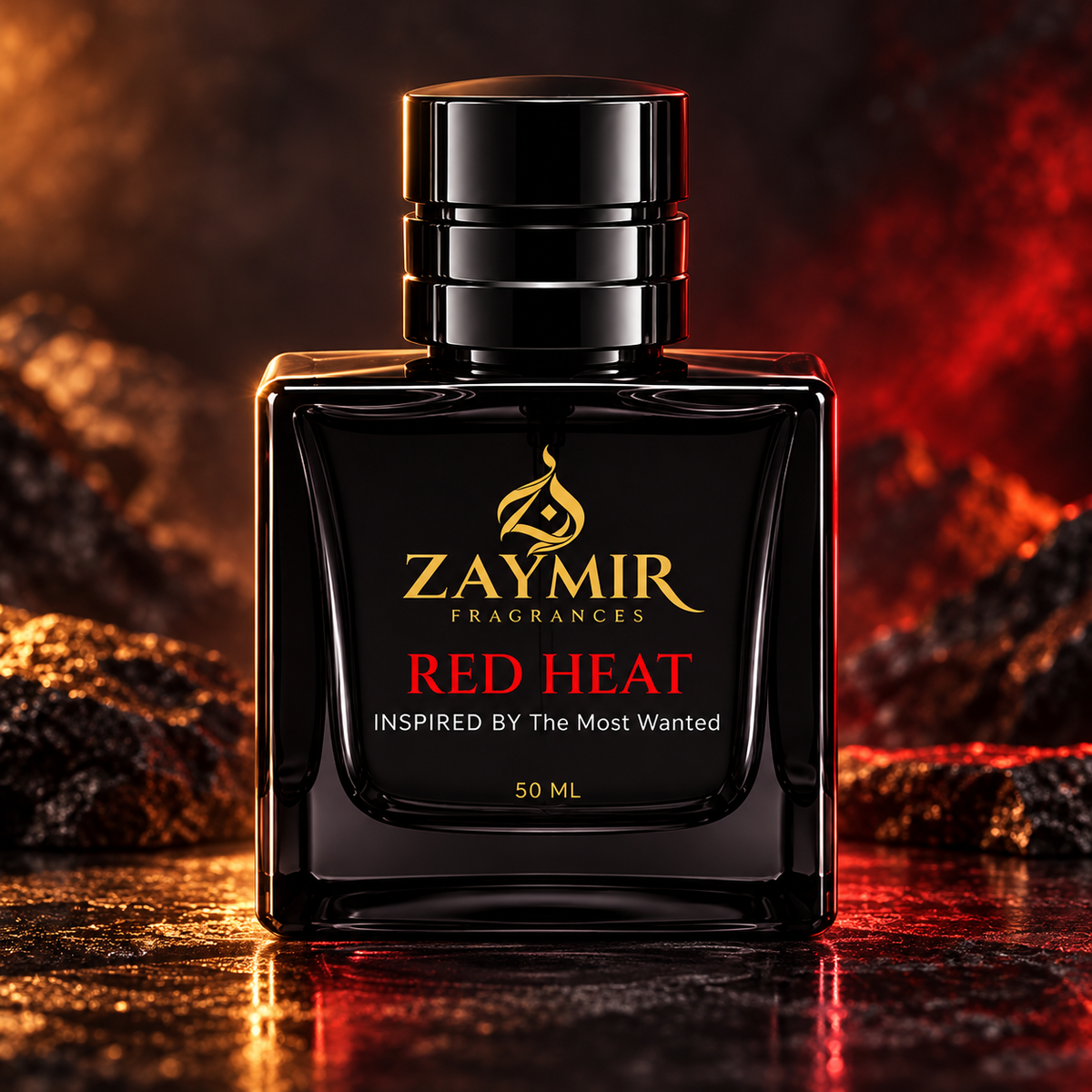 Zaymir Red Heat Perfume 50ml - premium stone studio setting