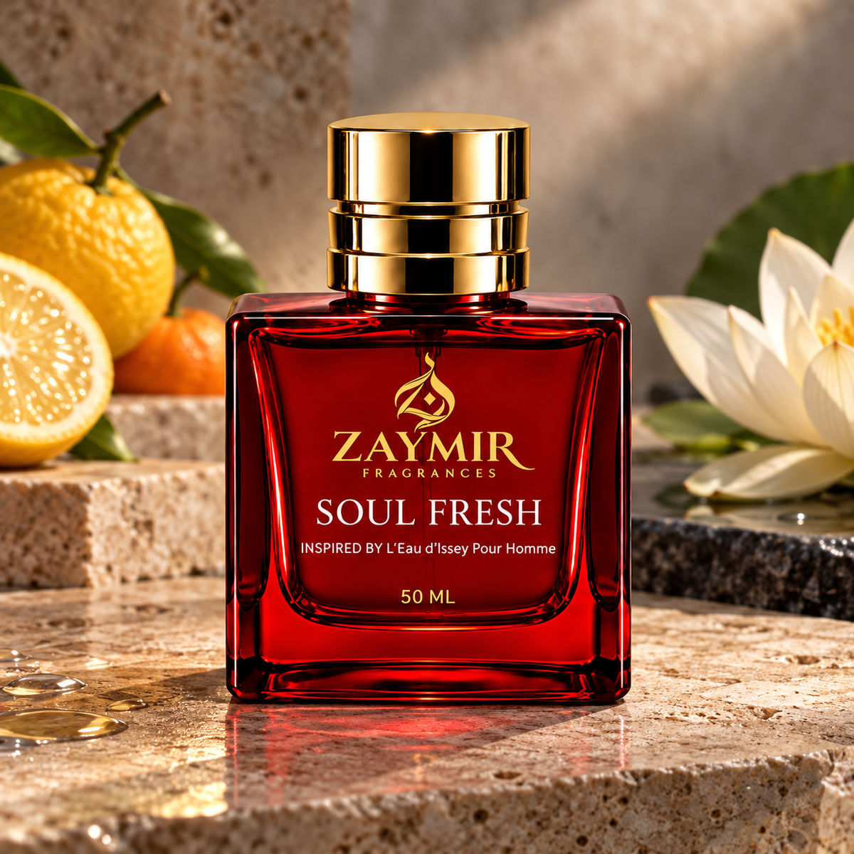 Zaymir Soul Fresh Perfume 50ml - premium stone studio setting