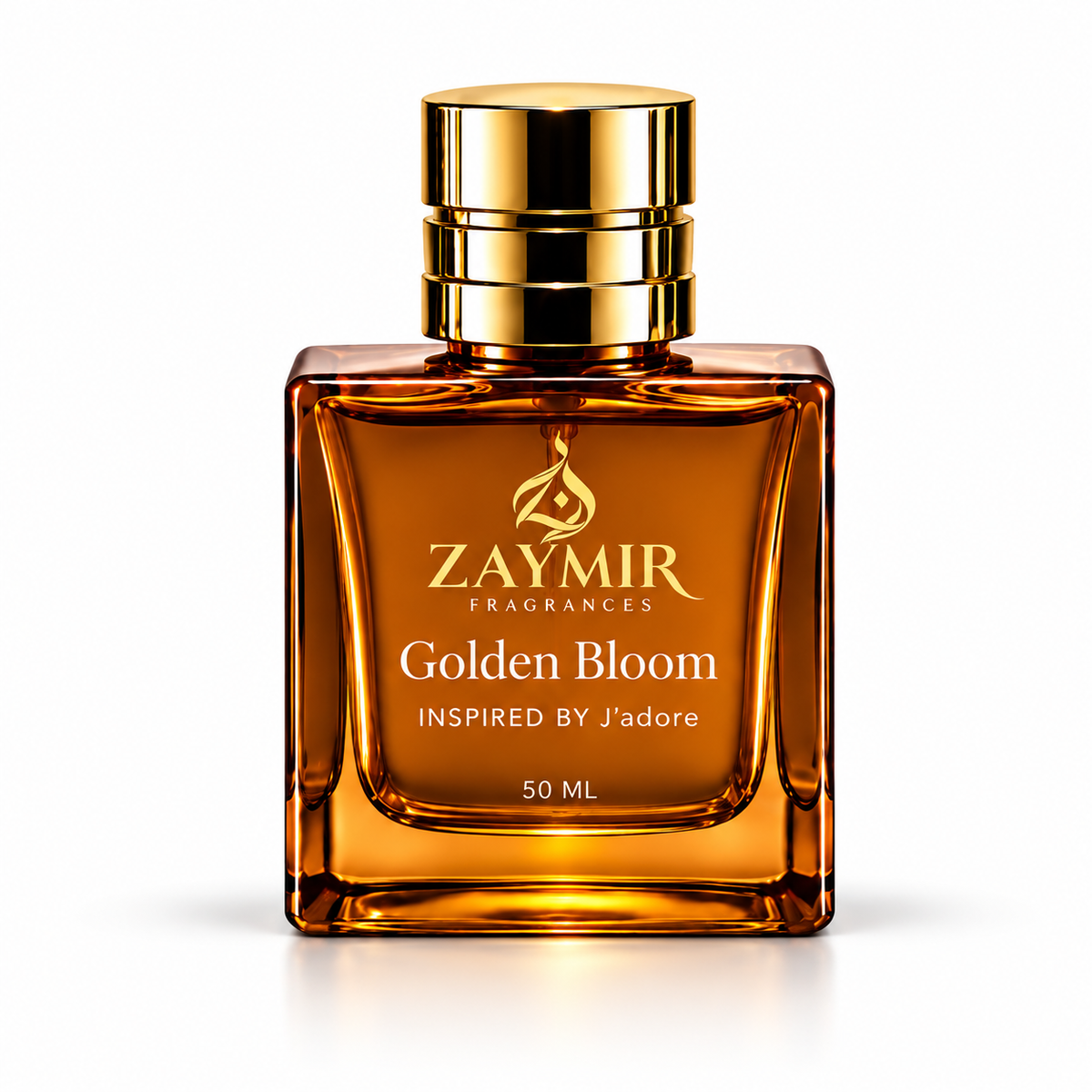 Zaymir Golden Bloom Perfume 50ml - clean white background product hero