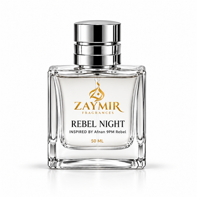 Zaymir Rebel Night Perfume 50ml - clean white background product hero