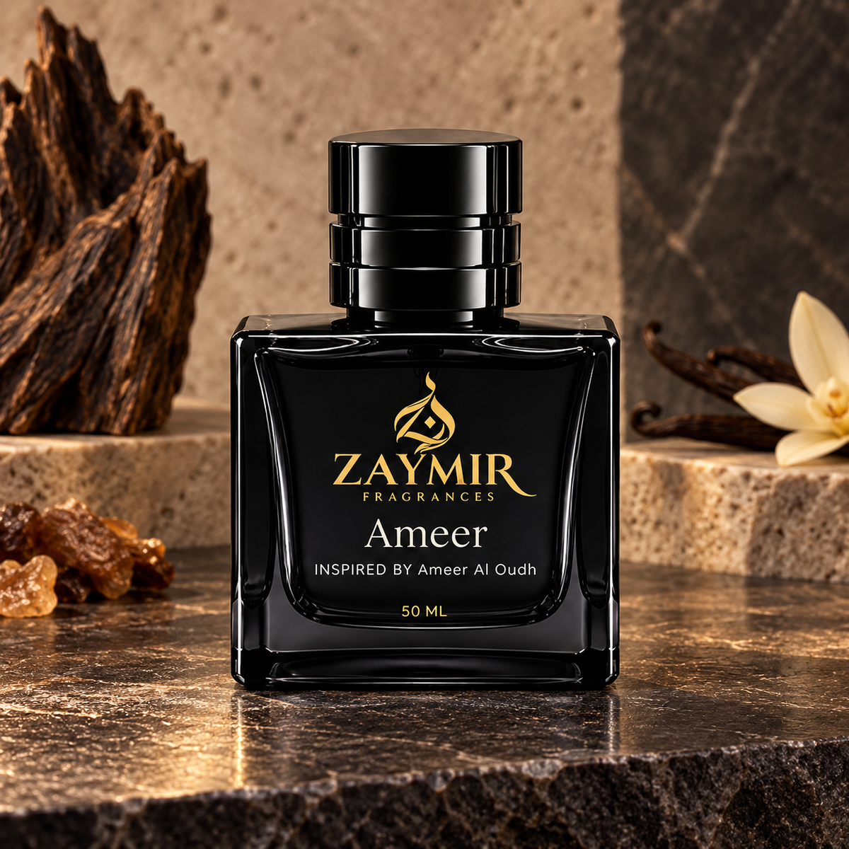 Zaymir Ameer Perfume 50ml - premium stone studio setting