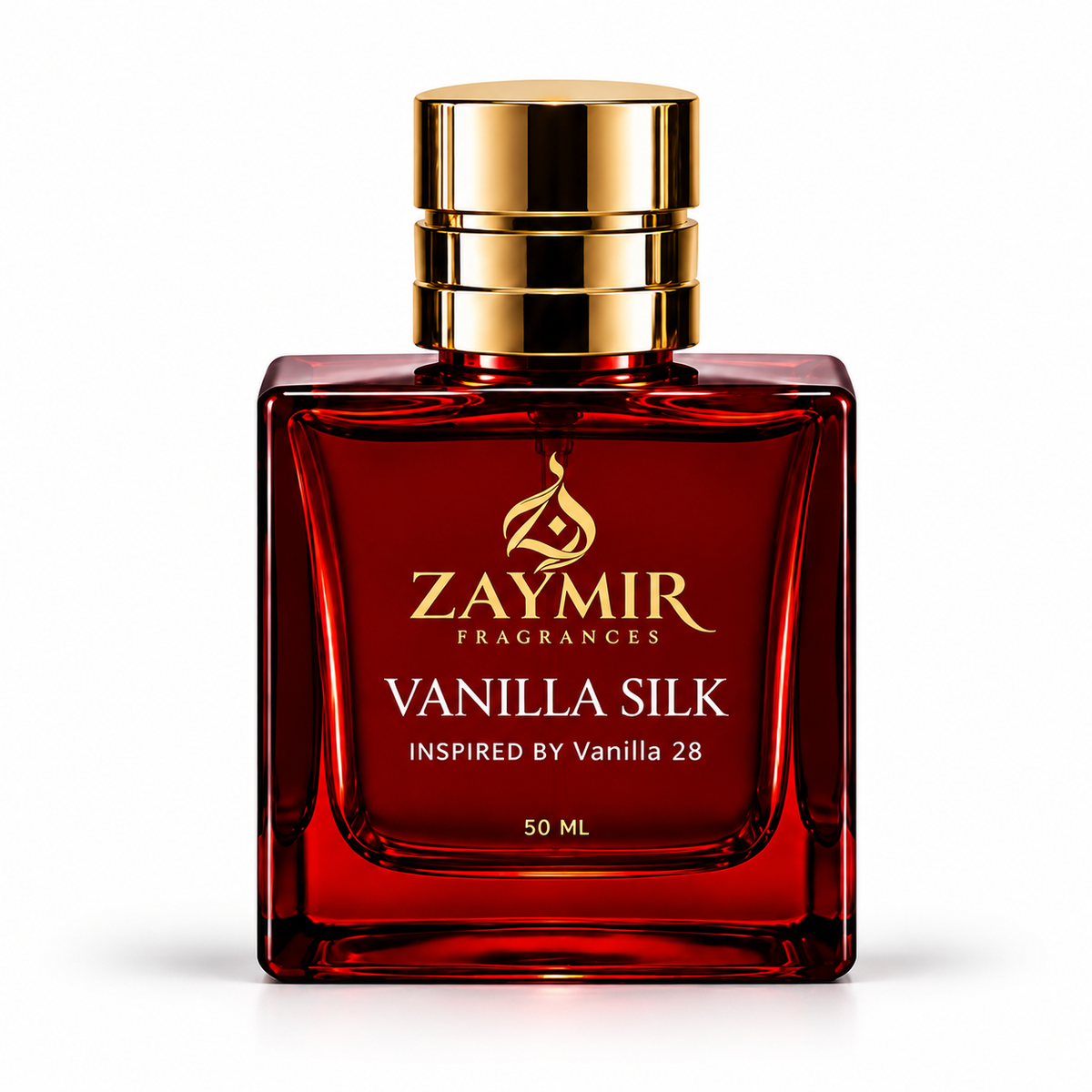 Zaymir Vanilla Silk Perfume 50ml - clean white background product hero