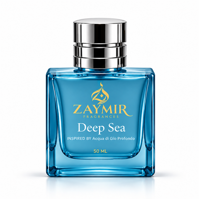 Zaymir Deep Sea Perfume 50ml - clean white background product hero