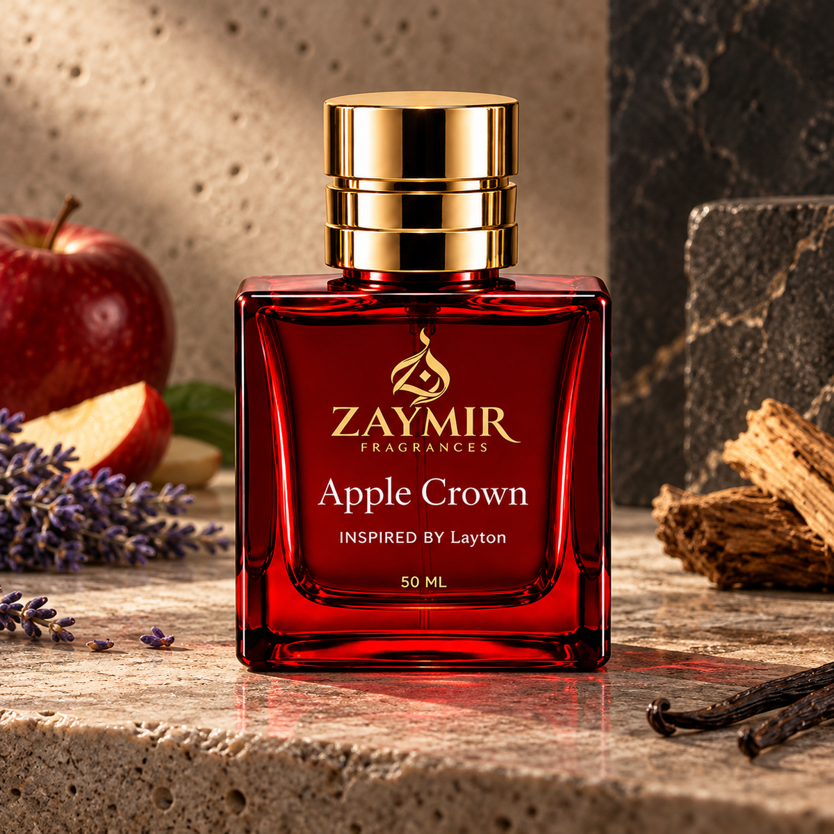 Zaymir Apple Crown Perfume 50ml - premium stone studio setting