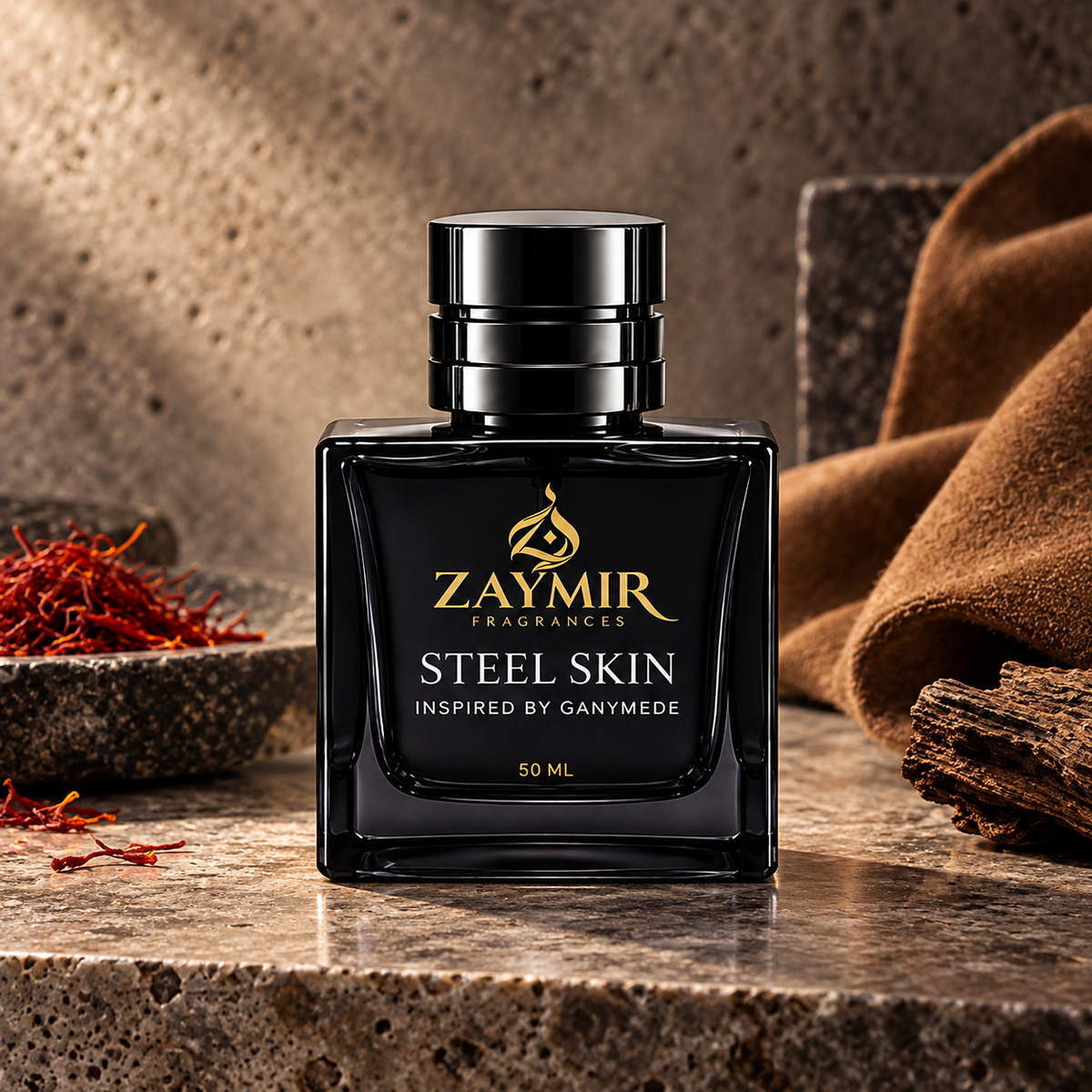 Zaymir Steel Skin Perfume 50ml - premium stone studio setting
