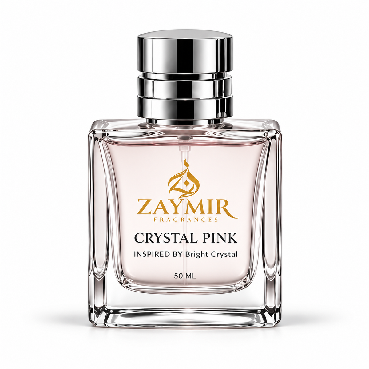 Zaymir Crystal Pink Perfume 50ml - clean white background product hero